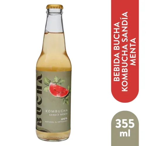 Kombucha Bucha Sandia Menta 355ml
