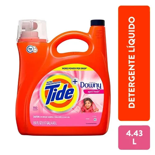 Detergente Liquido Tide Downy April Fresh - 4.43 L