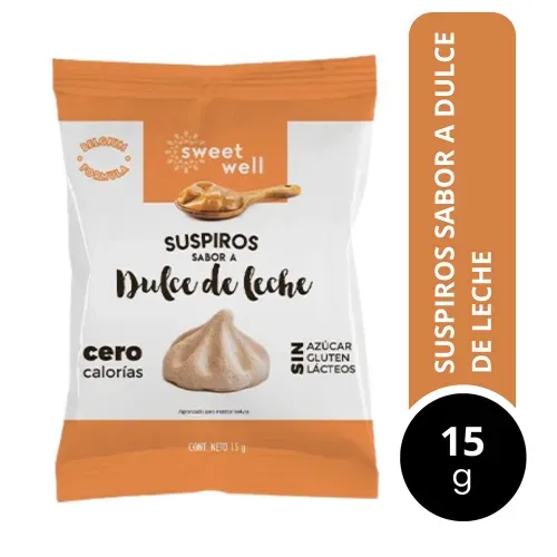 Espumillas Sweetwell Dulce de Leche sin azúcar - 15 g