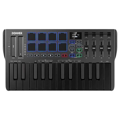 Controlador CASIO digital MIDI PRO DONNER  DMK-25
