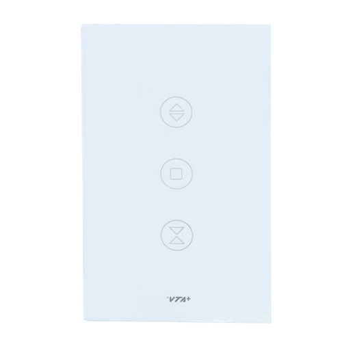 Interruptor Inteligente VTA para cortinas connect IOT touch smart home Wi-Fi