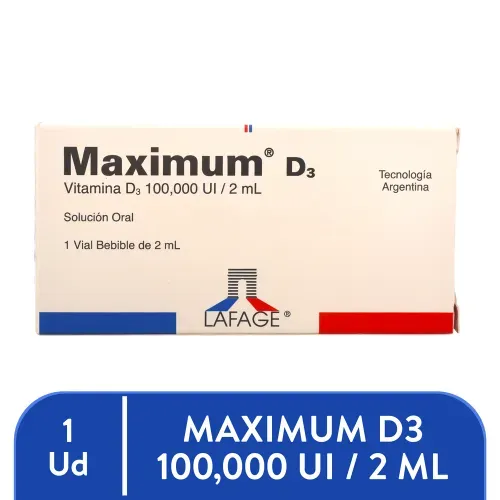 Maximum D3 100000 Ui Vial 2Ml