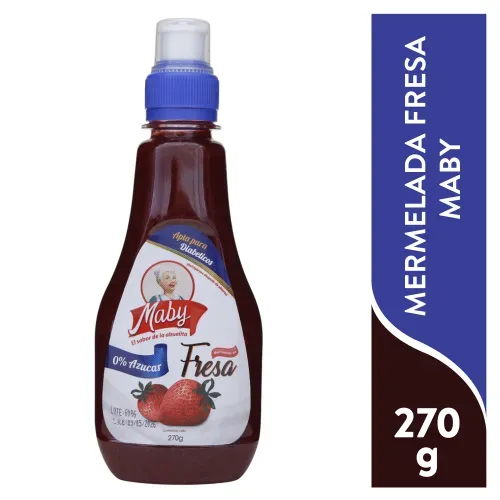Maby Mermelada Fresa 0 Azucar 270gr