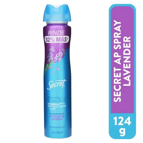 Secret Ap Spray Lavender 124g