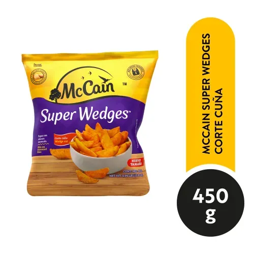 Papas Fritas Mccain Super Wedges 450 g
