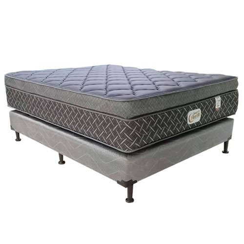 Colchón Cama Florida + base matrimonial mega euro