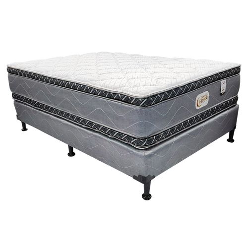 Colchón + base Cama Florida  matrimonial excepcional doble euro