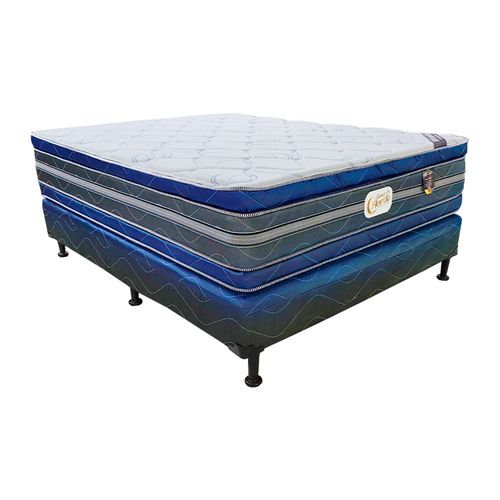 Colchón Cama Florida + base matrimonial orthopedic fresh doble euro