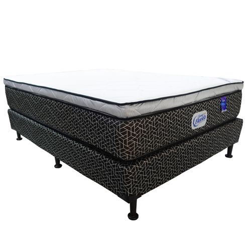 Colchón + base Cama Florida king euro Top 6