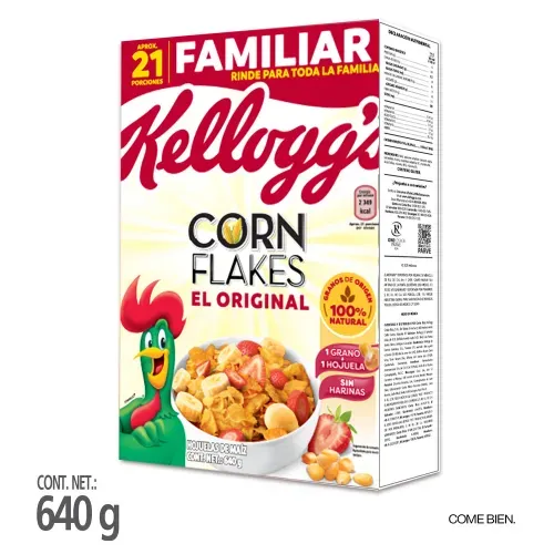 Cereal Kelloggs Corn Flakes - 640 g