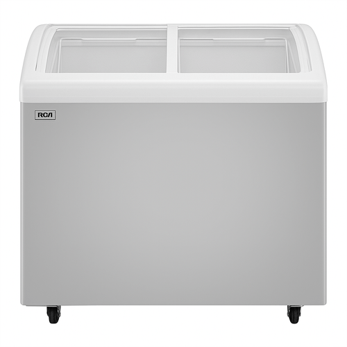 Vitrina comercial RCA horizontal 9p3 gris y blanco RCIF09DA