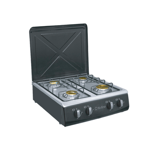 Estufa de mesa Hotline HLTS2013 sin horno 20" negro con tapa metal