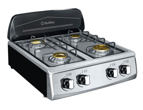 Estufa de mesa Hotline HLTS2012 sin horno 20" negro con copete