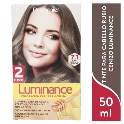 Tinte para cabello rubio cenizo Luminance - 50 ml