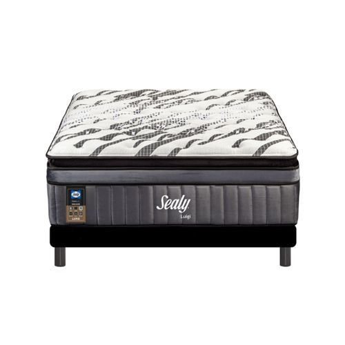 Cama Sealy Luigi tamaño King colchón + base