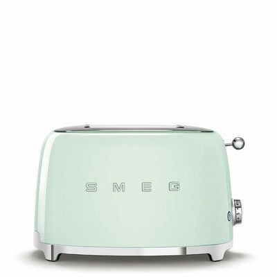 Tostadora Smeg eléctrica retro 2 panes verde pastel