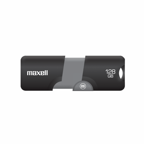 Memoria USB Flix Maxell USBF-128 de 128GB color gris