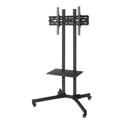 Soporte móvil Steren para pantallas de 19" a 83", con repisa STV-150