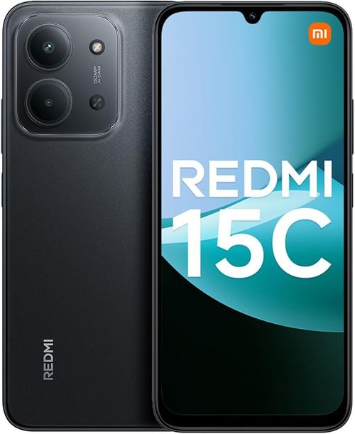 Celular Xiaomi Redmi 15C 4 + 128GB negro medianoche