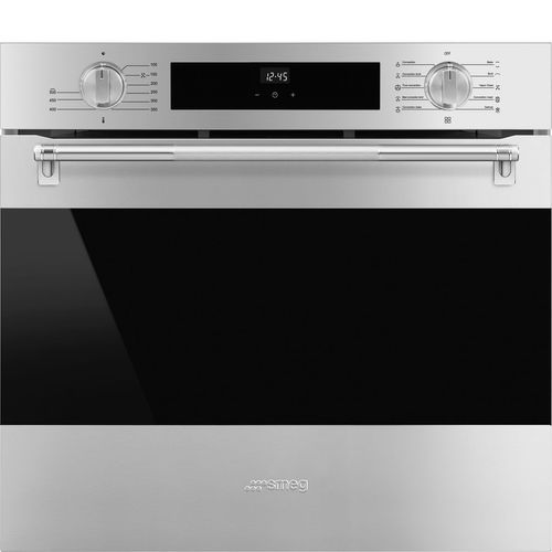 Horno Smeg eléctrico de pared de 30" de acero inoxidable