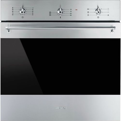 Horno Smeg eléctrico 24" Serie clásica acero inoxidable