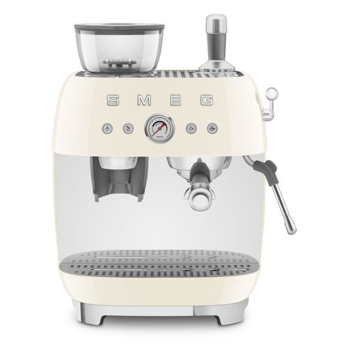 Máquina de espresso Smeg semi automática color crema