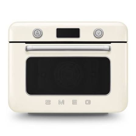 Horno de vapor Smeg  combinado para encimera color crema