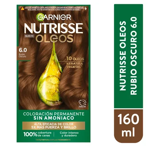 Tinte Nutrisse Oleos Rubio Oscuro 60 1 Unidad