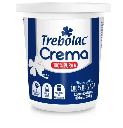 Crema Trebolac Pura - 800ml