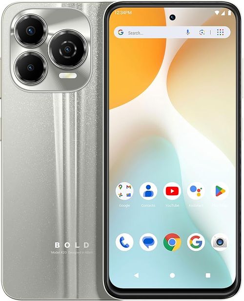 Celular Blu Bold K20 4 + 10 + 256GB DS plateado