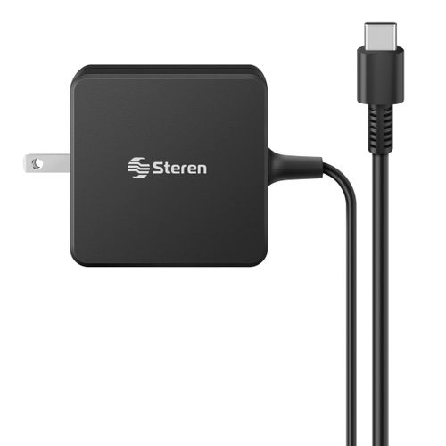 Cargador Steren USB C power delivery de 65 W COM-1395