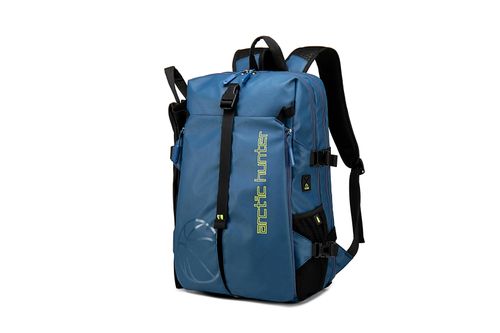 Mochila Deportiva Estudiantil Multiuso Laptop 17" Sport Hunter Azul 30lts
