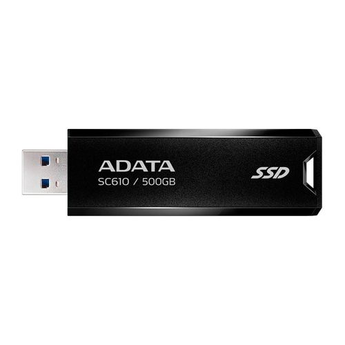 Unidad SSD externa 3.2" 500GB ADATA SC610 lectura 520MB/s