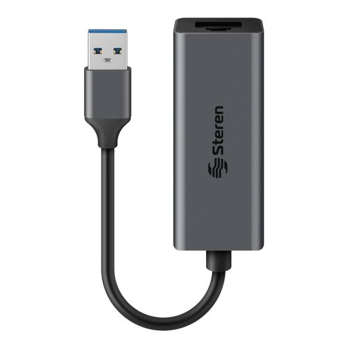 Adaptador Steren USB 3.0 a Gigabit Ethernet RJ45 506-434
