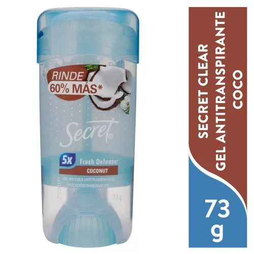 Secret Clear Gel Cocunut 73g