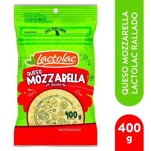 Queso Mozzarella Lactolac 400 Gr