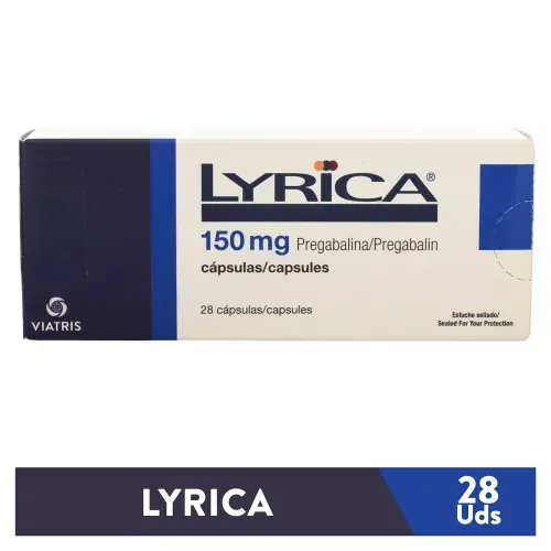 Lyrica Pfizer 150 Mg X 28 Capsulas