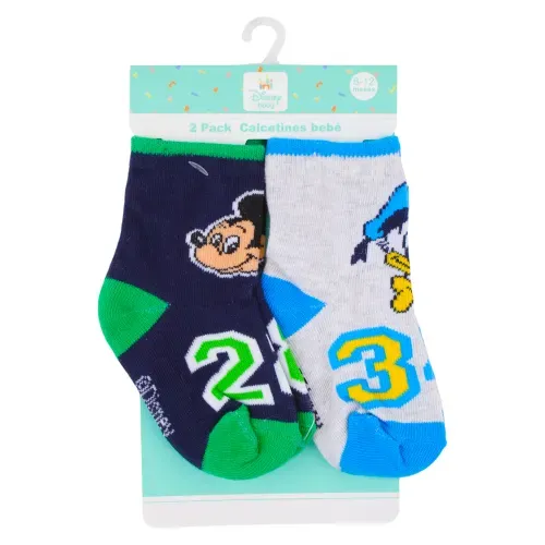 2pk Calceta Mickey t 0 36m