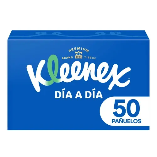 Pañuelos Faciales Kleenex - 50 Unidades