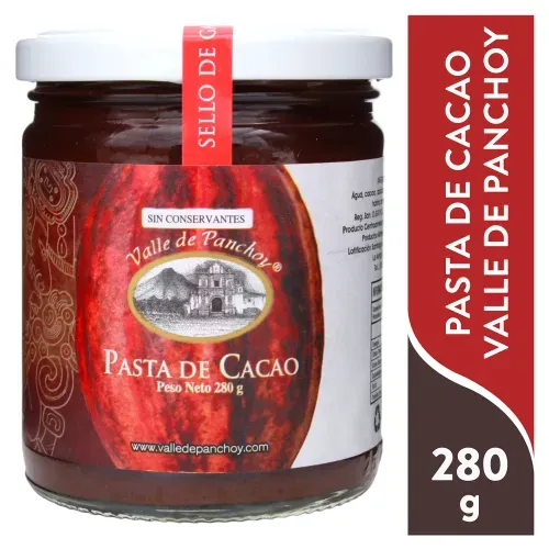 Pasta De Cacao Valle De Panchoy 280g