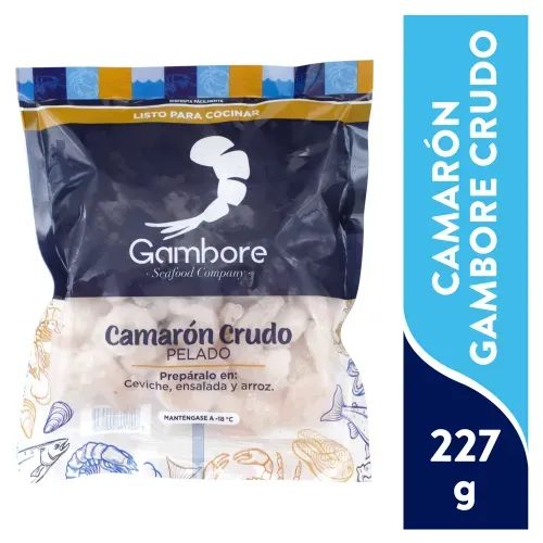 Camaron Crudo Pequeño Pelado Gambore - 8 onz
