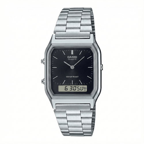 Reloj Casio unisex banda de metal modelo AQ-230A-1D