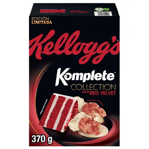 Cereal Kelloggs Komplete Sabor Red Velvet - 370 g