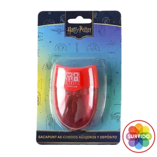 Sacapuntas Pen Gear con dos agujeros y deposito Surtido