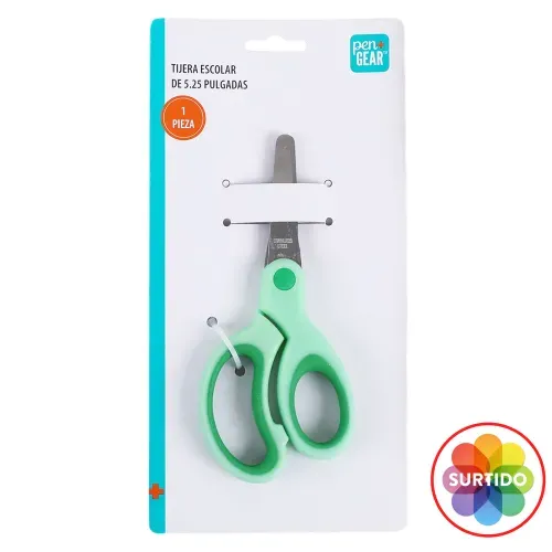 Tijera Pen + Gear colores surtidos - 5.25 pulgadas