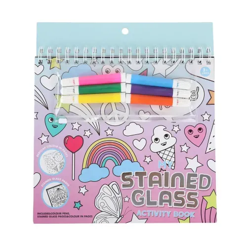 Libro Pen + Gear de actividades stained glass