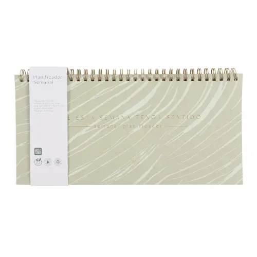 Planificador semanal Pean + Gear reciclado 52 hojas