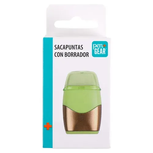 Sacapuntas Pen + Gear con borrador y depósito