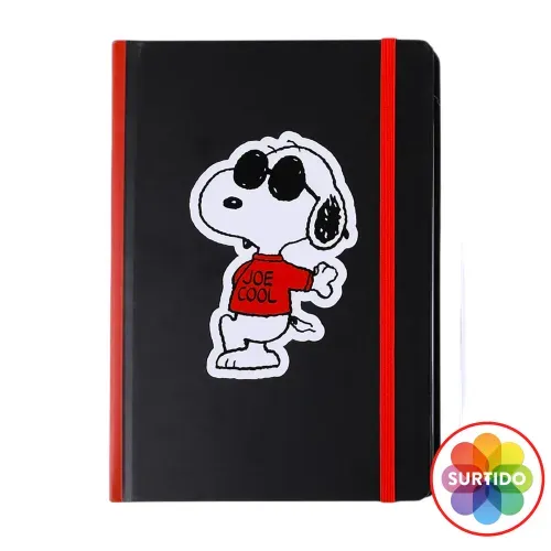 Libreta Peanuts snoopy rayado - 120 hojas