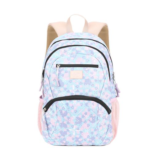 Mochila Aoking para estudiante y viajero 20 litros modelo XN41025-1 pink